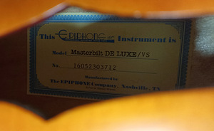 Epiphone Masterbilt Century Collection De Luxe Classic (7 foto / 10)