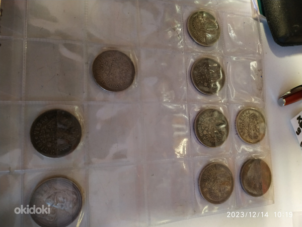 Tsaari ilus hõbe rublad,kopikat ja veel mündid. (foto #7)