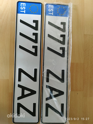Новые заказные номера 777ZAZ (фото #1)