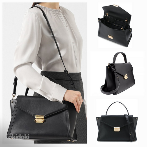 Michael Kors Whitney Large Leather Satchel