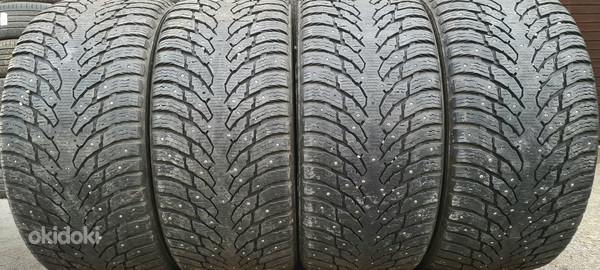 Nokian 295/40/21 - 8мм - 95% шипов - установка