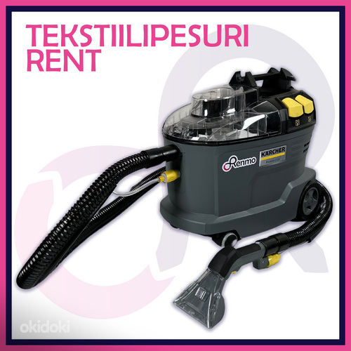 RENT Tekstiilipesur Kärcher Puzzi 8/1 KOJUVEDU
