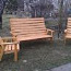 Комплект садовых стульев со скамейкой (фото #2)