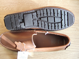 Мужские летние туфли из кожи, размер 42-43