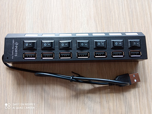 7-pordiline USB-2.0 jaotur (3 foto / 3)