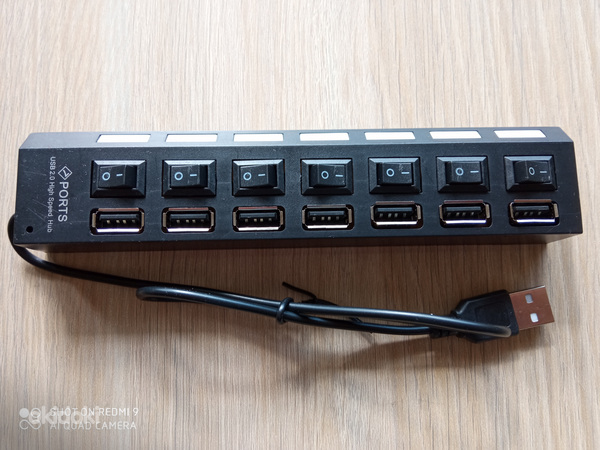 7-портовы концентратор USB-2.0 (фото #3)
