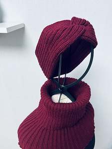 Kahekihiline peapael ja sall-snood-tuub (1 foto / 4)