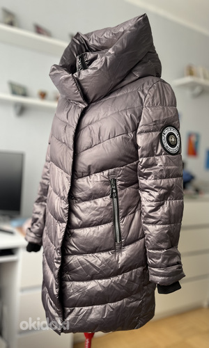 Теплая куртка М/L, цвет баклажан (фото #1)