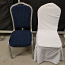 Белый чехол на стул (фото #1)