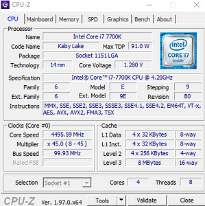 Только Intel I7 7700K (2 фото из 2)