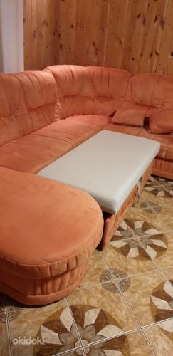 Угловой диван ,спальный механизм с ящик для белья (фото #4)