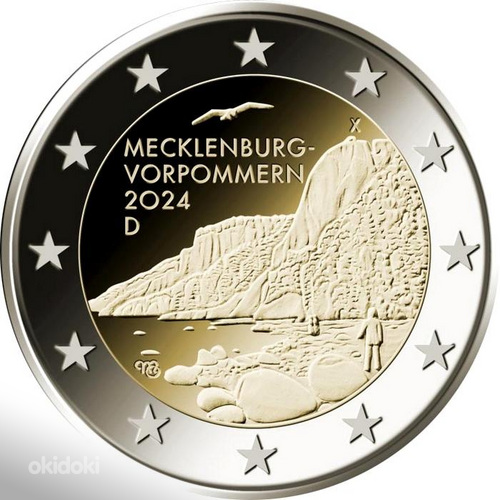 2 евровые монеты 2024 г UNC (фото #5)