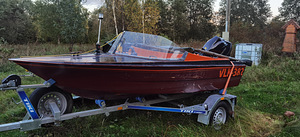 Müüa mootorpaat Lohi 380 Tohatsu 30 haagis (4 foto / 4)