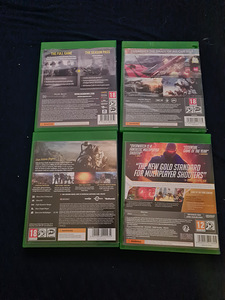 Xbox one 4 games(battlefield, fallout) (2 foto / 3)