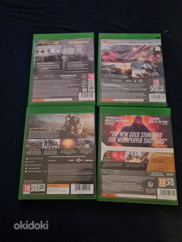 Xbox one 4 игры (battlefield, fallout) (фото #2)