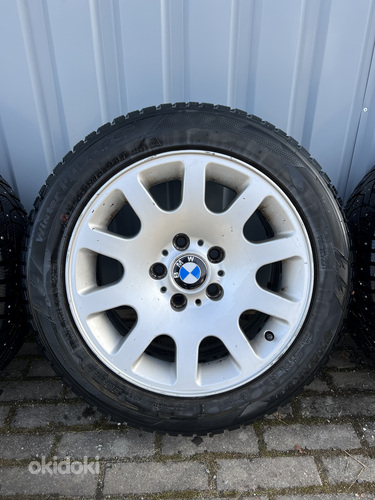 Легкосплавные диски BMW style 60 + шипованные шины Hankook (фото #3)