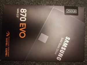SSD Samsung 870 EVO 250 GB uus (1 foto / 2)