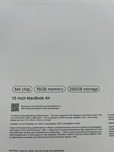 Macbook Air 2025 sky blue (M4, 13", 16gb memory, 256gb) (4 foto / 7)