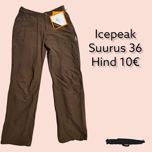 ICEPEAK püksid suurusele 36