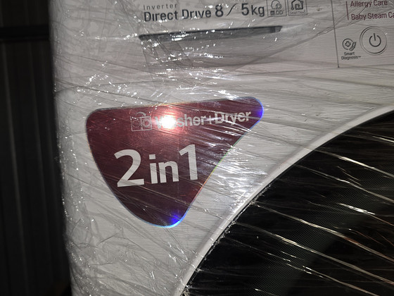 Pesumasin: Lg direct drive 8 / 5 kg. Pesumasin + kuivati.