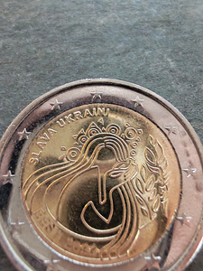 2€ slava Ukraina münt 2022 aasta (1 foto / 2)