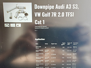 TurboWorks downpipe Audi Skoda Vw Golf Seat (6 foto / 7)