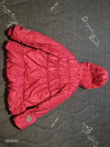 Зимняя куртка в горошек на девочку 104 см. (фото #3)