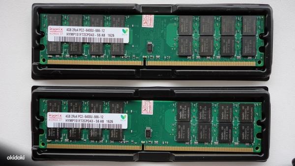 8GB 2x4GB RAM DDR2 PC2-6400U 800mhz AMD PC, uus (foto #2)