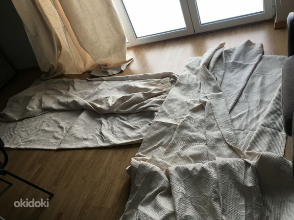 Качественные шторы из жаккардовой ткани, 3 шт. (фото #5)