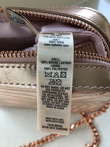 Ted Baker Rose Gold Sunshine nahast käekott (4 foto / 4)