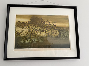 Eesti kunst Gita Teearu graafika Vana sadam (1 foto / 4)