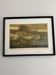 Eesti kunst Gita Teearu graafika Vana sadam (4 foto / 4)