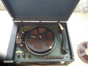 Elfa 6. Grammofon+lintmakk 1955 a. (1 foto / 2)