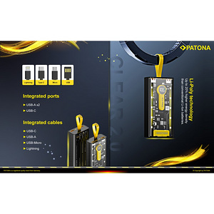 Akupank Patona Clear 2.0 PD22.5W 20,000mAh, garantiiga toode (7 foto / 8)