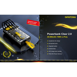 Akupank Patona Clear 2.0 PD22.5W 20,000mAh, garantiiga toode (8 foto / 8)