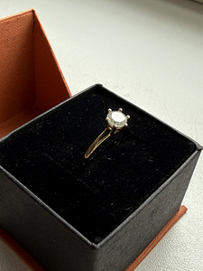Kuld sõrmus loodusliku teemantidega 0.61ct!!! (9 foto / 10)