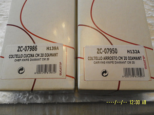 2 UUT KÖÖGINUGA BUGATTI LA COLTELLERIA(Itaalia)Pikkus 33 cm. (9 foto / 9)