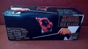 100 CD BOX-"Suurimad klassikalise kunsti meistriteosed" (1 foto / 10)