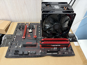 MSI Z370 Gaming Plus • i5-8400 • 16GB RAM 2400Mhz • кулер (1 фото из 2)