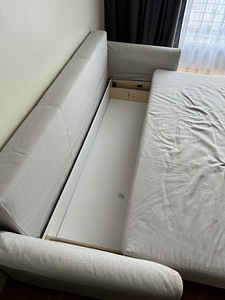 IKEA 3-ne Diivanvoodi pesukastiga, magamiskoht 140x200 (3 foto / 3)