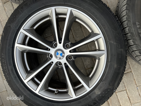17" оригинальные диски BMW style 631 5x112 + плоские шины (фото #1)