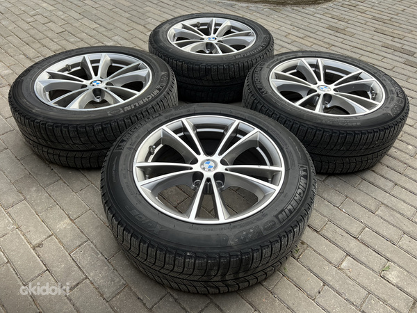 17" оригинальные диски BMW style 631 5x112 + плоские шины (фото #5)