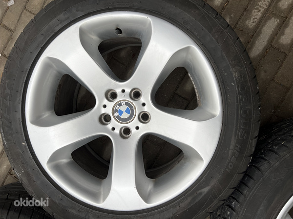 19" оригинальные диски BMW 132 5x120 + летние шины 6-7 мм (фото #3)