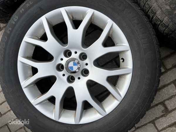 18" оригинальные диски BMW 177 5x120 + плоские шины (фото #2)