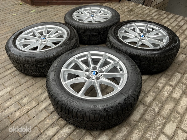 17" оригинальные диски 5x112 BMW style 851 + плоские шины (фото #5)