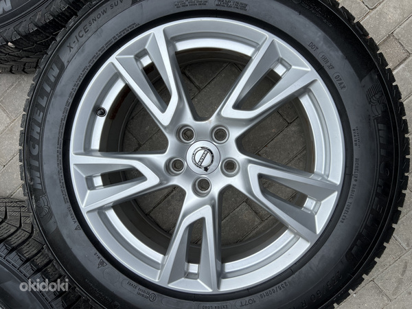 18" оригинальные колеса Volvo 5x108 + двойные шины 235/60/18 (фото #4)