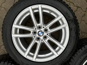 17" диски Rial 5x112 + шипованные шины 225/55/17 8мм (3 фото из 8)