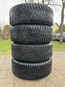 17" диски Rial 5x112 + шипованные шины 225/55/17 8мм (7 фото из 8)