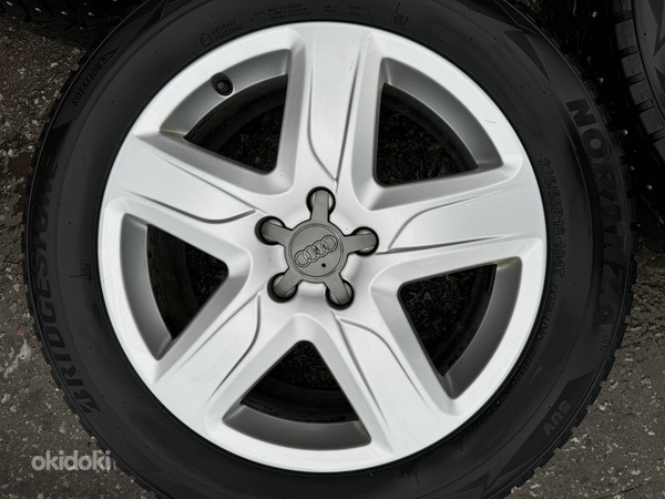 18" оригинальные диски Audi 5x112 + шипованные шины 235/55/18