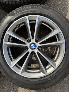 17" оригинальные диски BMW стиль 631 5x112 + зимние шины 6-7мм (1 фото из 9)